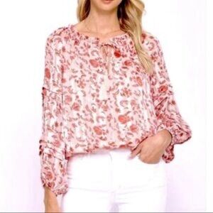 Fate Pink Floral Bodysuit, Small